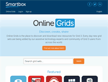 Tablet Screenshot of grids.sensorysoftware.com